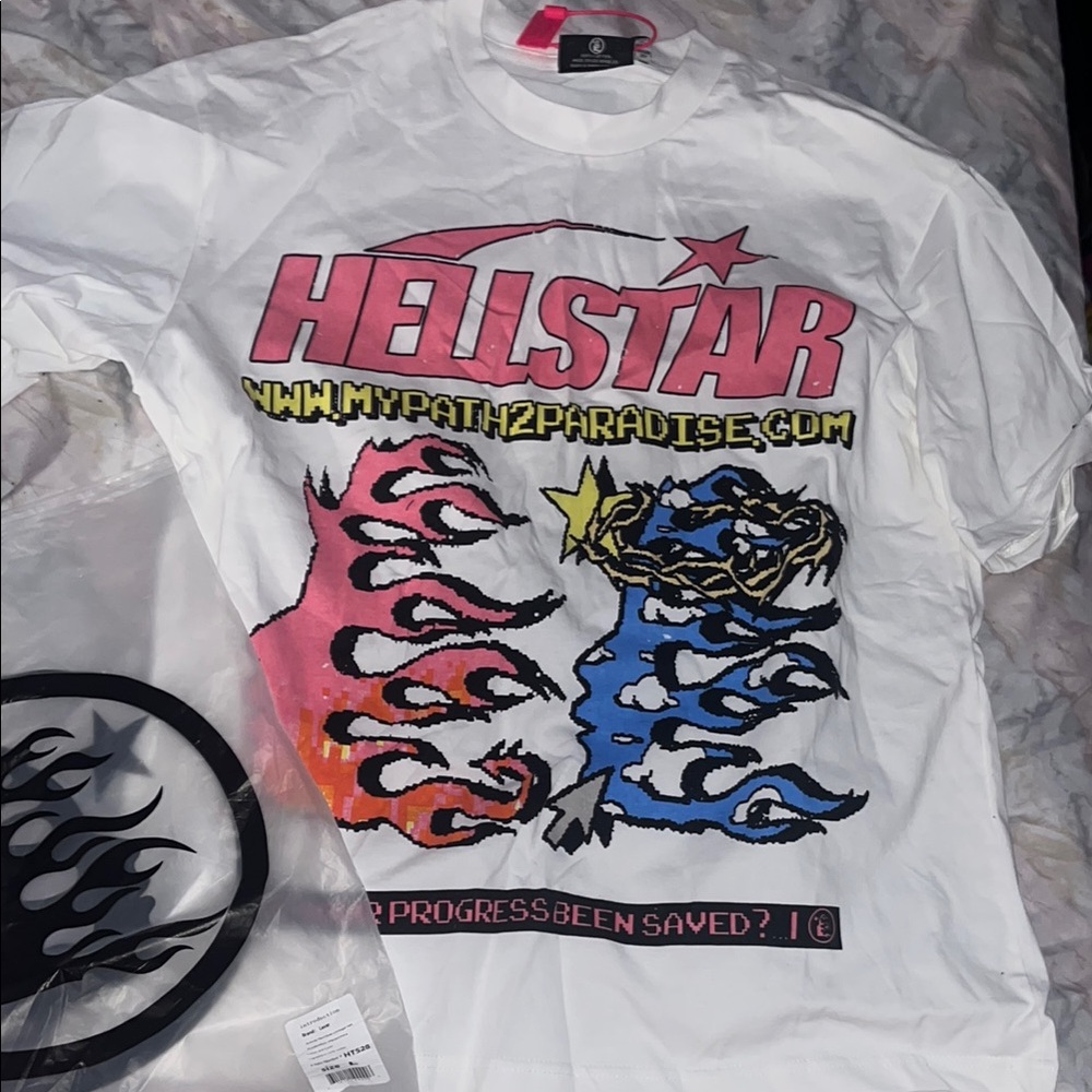 White Graphic T-Shirt with Bold Design